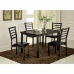 COLMAN 5 Pc. Set-KD 48" Table + 4 Chairs 